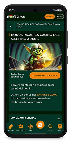 Kostenloses Bonusguthaben im Gomblingo Casino