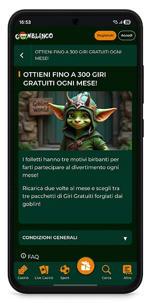 Nutzungseinschränkungen der Boni im Gomblingo Casino